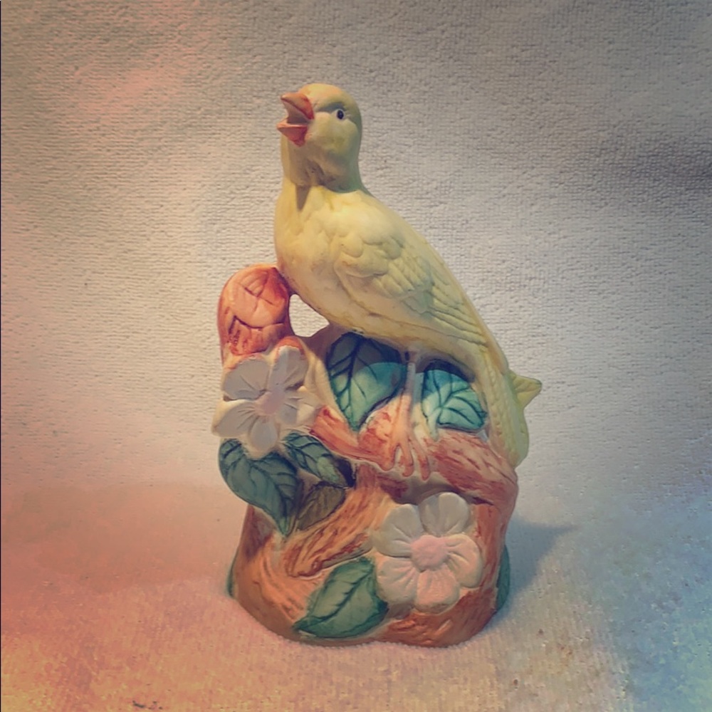 Vintage Hand Painted Canary Figurine
